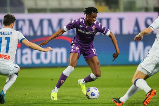 GERMOGLI PH: 11 APRILE 2021 FIRENZE STADIO ARTEMIO FRANCHI SERIE A FIORENTINA VS ATALANTA NELLA FOTO KOUAME GERMOGLI PH: 11 APRILE 2021 FIRENZE STADIO ARTEMIO FRANCHI SERIE A FIORENTINA VS ATALANTA NELLA FOTO KOUAME
