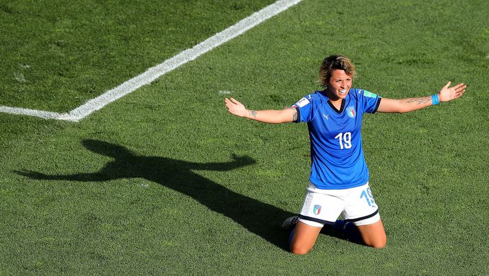 Valentina Giacinti, bomber del Milan Femminile ed attaccante dell'Italia Femminile (credits: GETTY Images) 