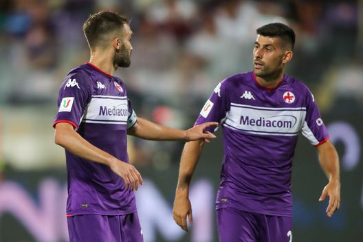 GERMOGLI PH: 13 AGOSTO 2021 FIRENZE STADIO ARTEMIO FRANCHI COPPA ITALIA FIORENTINA VS COSENZA NELLA FOTO BENASSI PEZZELLA GERMOGLI PH: 13 AGOSTO 2021 FIRENZE STADIO ARTEMIO FRANCHI COPPA ITALIA FIORENTINA VS COSENZA NELLA FOTO BENASSI PEZZELLA