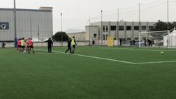 VIDEO Palermo, tiri in porta per i rosanero: termina la seduta mattutina