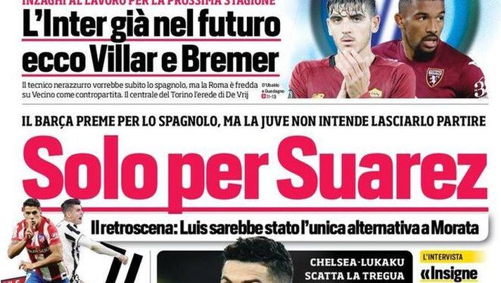 Prima Pagina, Corriere dello Sport: “Ronaldo affonda con lo United” Prima Pagina