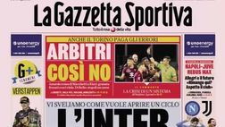 PRIMA PAGINA GAZZETTA DELLO SPORT OGGI : “Napoli-Juve, rebus Max”