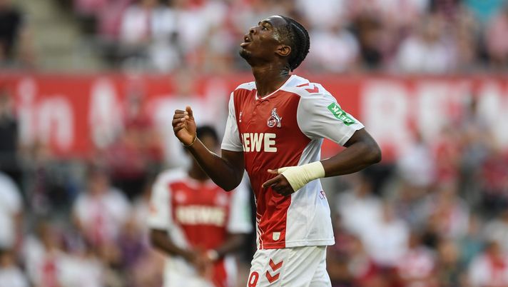 COLOGNE, GERMANY - JULY 16: Kingsley Ehizibue of FC Koeln during the FC Koeln v AC Milan game at RheinEnergieStadion on July 16, 2022 in Cologne, Germany. (Photo by Frederic Scheidemann/Getty Images) Ehizibue