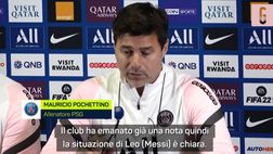 VIDEO / Caso Messi, Pochettino chiarisce: “Sostituito per il suo bene”