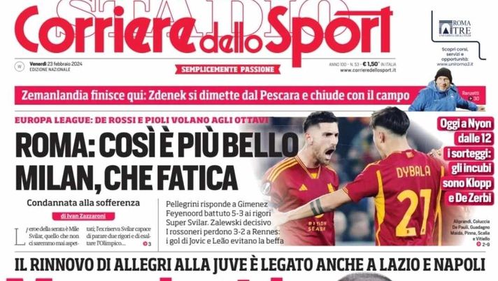 PRIMA PAGINA CORRIERE DELLO SPORT OGGI: “Max decide il Mondiale” - immagine 1