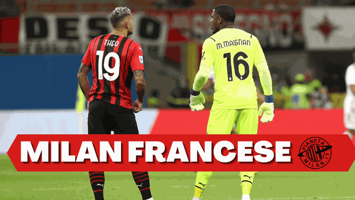 Theo Hernandez e Mike Maignan, calciatori del Milan (getty images)