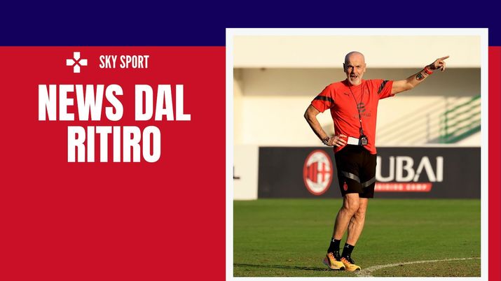 Stefano Pioli AC Milan allenamento training camp Dubai
