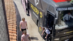 VIDEO Ritiro Palermo: il secondo gruppo della squadra rientra dalla palestra
