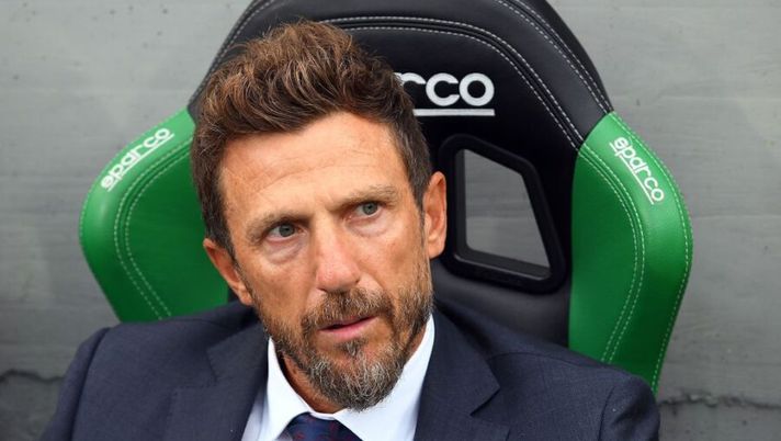 REGGIO NELL'EMILIA, ITALY - SEPTEMBER 20: Eusebio Di Francesco head coach of Cagliari Calcio looks on ahead of the Serie A match between US Sassuolo and Cagliari Calcio at Mapei Stadium - Città del Tricolore on September 20, 2020 in Reggio nell'Emilia, Italy. (Photo by Alessandro Sabattini/Getty Images) Frosinone, incontro con Di Francesco per la panchina. Conferme sulla pista Johnsen - immagine 1