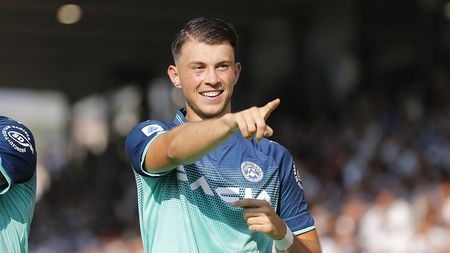 LA SPEZIA, ITALY - SEPTEMBER 12: Lazar Vujadin Samardzic of Udinese Calcio celebrates after scoring a goal during the Serie A match between Spezia Calcio and Udinese Calcio at Stadio Alberto Picco on September 12, 2021 in La Spezia, Italy. (Photo by Gabriele Maltinti/Getty Images) Lazar Samardzic
