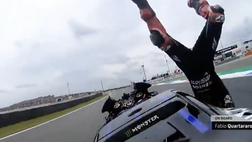 MotoGP, Quartararo disarcionato dalla moto: caduta da paura! (video)