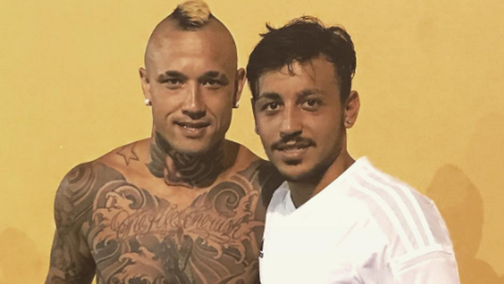FOTO Bentivegna e l’allenamento con Radja Nainggolan. Il futuro e il Palermo… 