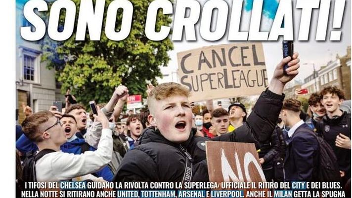 Tuttosport, la prima pagina di oggi, mercoledì 21 aprile 2021 