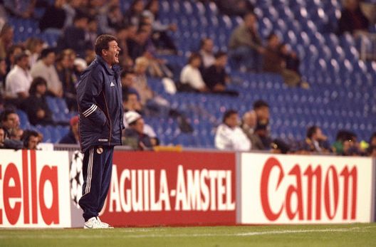 21 Sep 1999: The Real Madrid coach John Toshack watches over the Champions League match between Real Madrid and Molde played at the Bernabeu Stadium in Madrid, Spain. Real Madrid won the game 4-1. Mandatory Credit: Phil Cole /Allsport 21 Sep 1999: The Real Madrid coach John Toshack watches over the Champions League match between Real Madrid and Molde played at the Bernabeu Stadium in Madrid, Spain. Real Madrid won the game 4-1. Mandatory Credit: Phil Cole /Allsport
