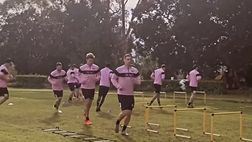 VIDEO, verso Palermo-Bari: rosanero in campo a Boccadifalco. Le immagini