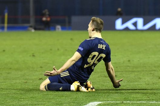 Orsic, giocatore croato della Dinamo Zagabria Orsic, giocatore croato della Dinamo Zagabria