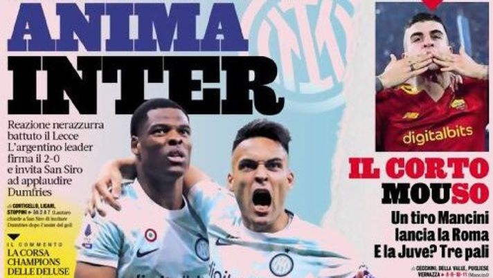 IL NAPOLI SUI MEDIA – Le prime pagine dei giornali di oggi 6 marzo 2023 - immagine 1