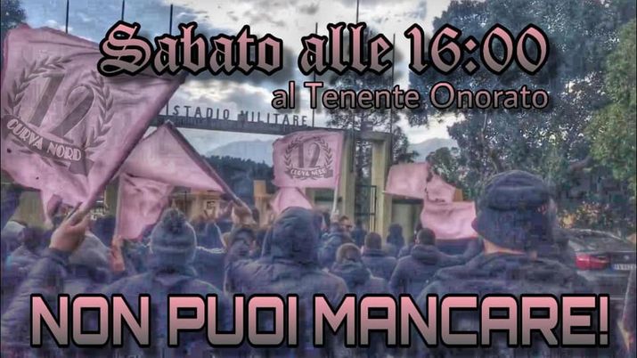 Palermo, i tifosi rosanero sabato alle 16 al Tenente Onorato: “Vogliamo gridare la parola rispetto” Palermo, i tifosi rosanero sabato alle 16 al Tenente Onorato: “Vogliamo gridare la parola rispetto”