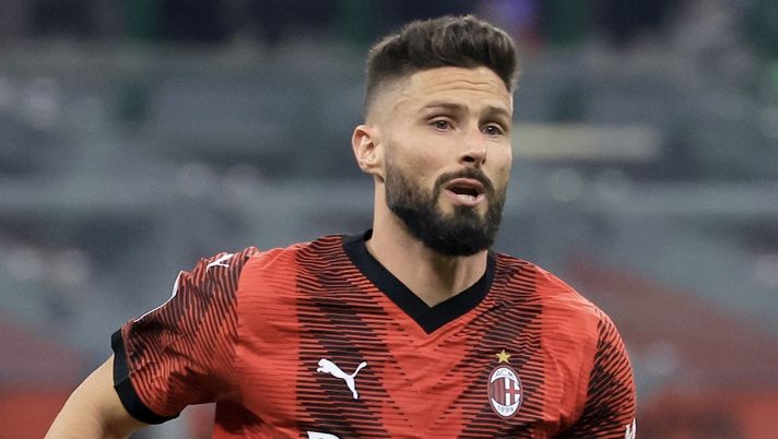 Olivier Giroud AC Milan Milan-Sassuolo 1-0 Serie A 2023-2024