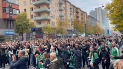 Stoccolma, cortei in strada e cori, esultanze virali: anche per il derby femminile!