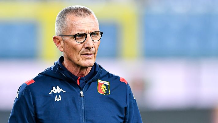 GENOA, ITALY - SEPTEMBER 25: Aurelio Andreazzoli coach of Genoa before the Serie A match between Genoa CFC and Bologna FC at Stadio Luigi Ferraris on September 25, 2019 in Genoa, Italy. (Photo by Paolo Rattini/Getty Images) 