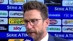 Roma, Di Francesco sull’ex Inter Santon: “E’ una scoperta, ci dà una grossa mano. Può…”