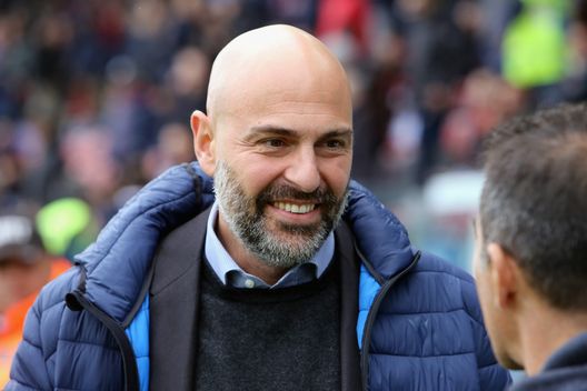 CAGLIARI, ITALY - NOVEMBER 10: Tommaso Giulini president of Cagliari during the Serie A match between Cagliari Calcio and ACF Fiorentina at Sardegna Arena on November 10, 2019 in Cagliari, Italy. (Photo by Enrico Locci/Getty Images)