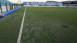 Serie D, il Fasano vince il derby e chiede il risarcimento al Martina per… danni al manto erboso