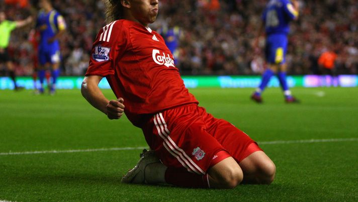 Lucas Leiva con il Liverpool