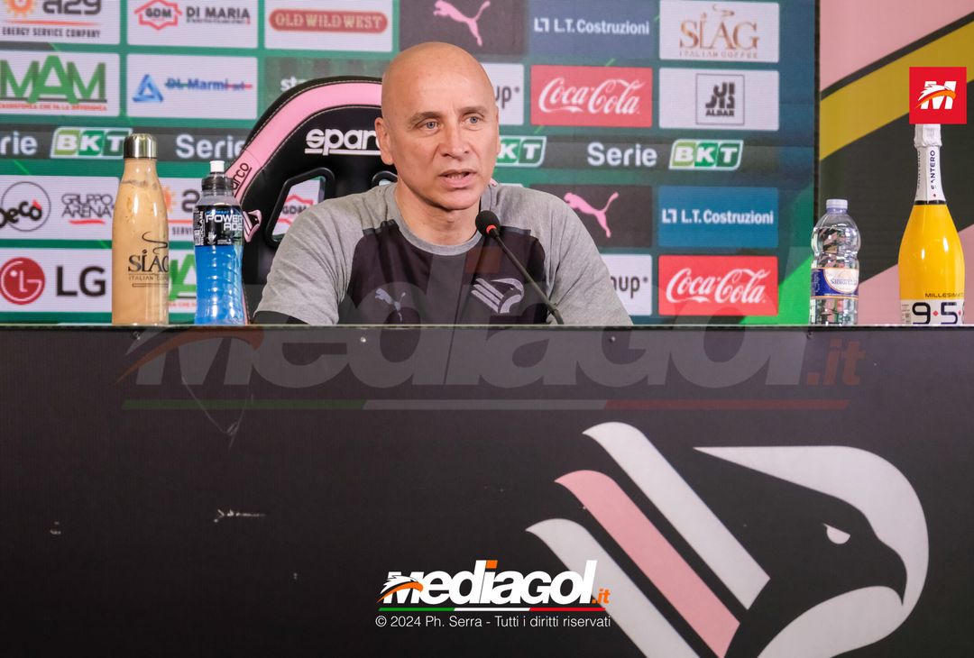 FOTO PALERMO, verso il Brescia: Eugenio Corini in conferenza stampa (GALLERY) - immagine 14