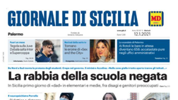 Prima Pagina, Giornale di Sicilia: “La rabbia della scuola negata. Tegola sulla Juve, Dybala…”