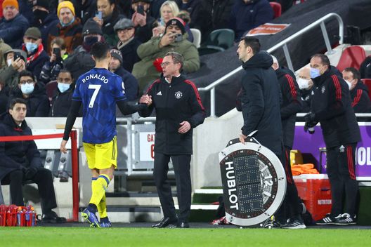 Cristiano Ronaldo Rangnick (getty images) Cristiano Ronaldo Rangnick