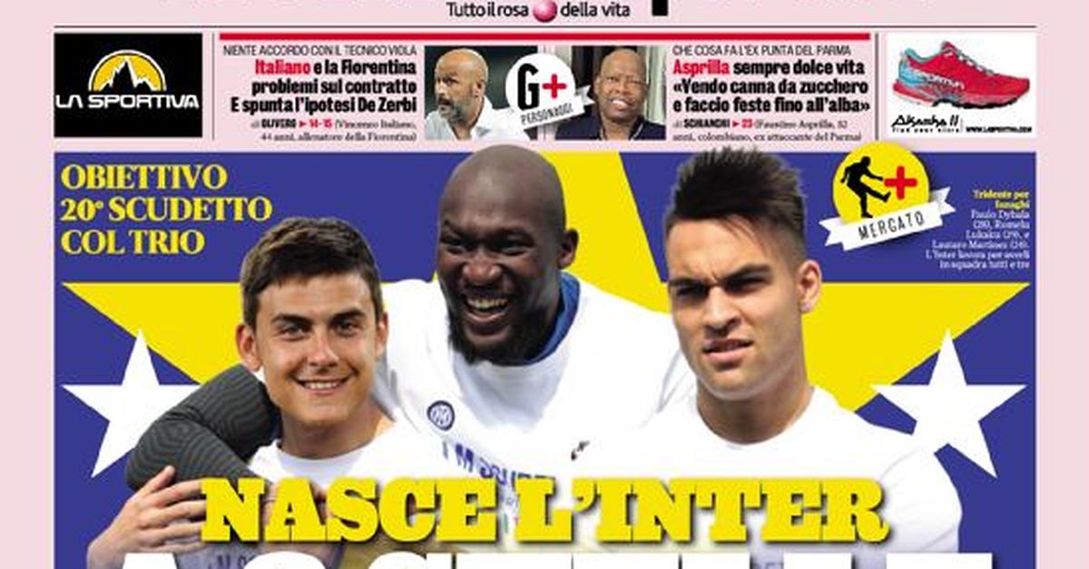 Prima Pagina, La Gazzetta Dello Sport: “Nasce L’Inter A 3 Stelle. Juve ...