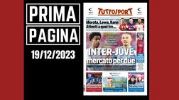 Prima pagina Tuttosport: “Inter-Juve, calciomercato per due”