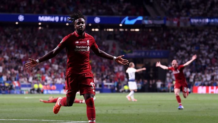 Divock Origi, attaccante del Milan, qui con la maglia del Liverpool