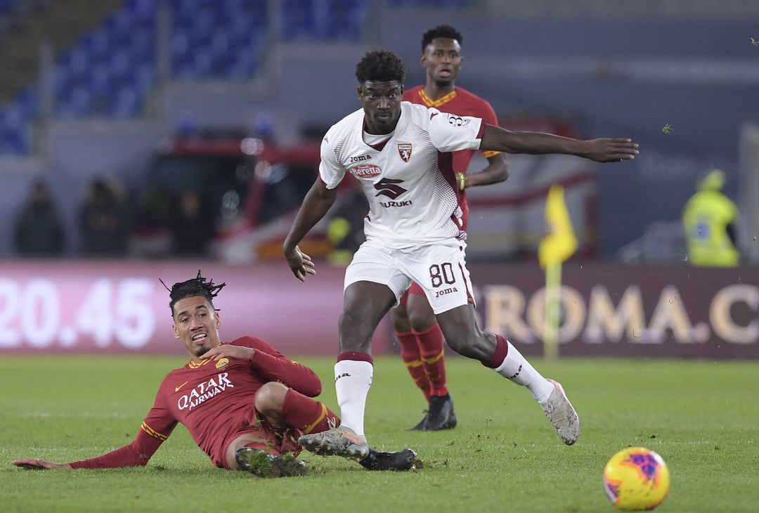  Foto Luciano Rossi/AS Roma/ LaPresse
05/01/20120 Roma ( Italia)
Sport Calcio
AS Roma - Torino
Campionato di Calcio Serie A Tim 2019 2020
Stadio Olimpico di Roma
Nella foto: Chris Malling, Michel Adopo

Photo Luciano Rossi/ AS Roma/ LaPresse
05/01/2020 Rome (Italy)
Sport Soccer
AS Roma - Torino   
football Championship League A Tim 2019 2020 
LaPresse 