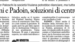 Il Gazzettino: Behrami e Padoin, soluzioni di centrocampo