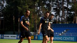 Inter, che intesa tra Miranda, Skriniar e de Vrij. Per il PSV pochi dubbi per Spalletti