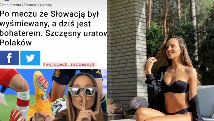 La rivincita della moglie di Szczesny che zittisce le critiche: &#8220;Ti sei difeso come un leone&#8221; 