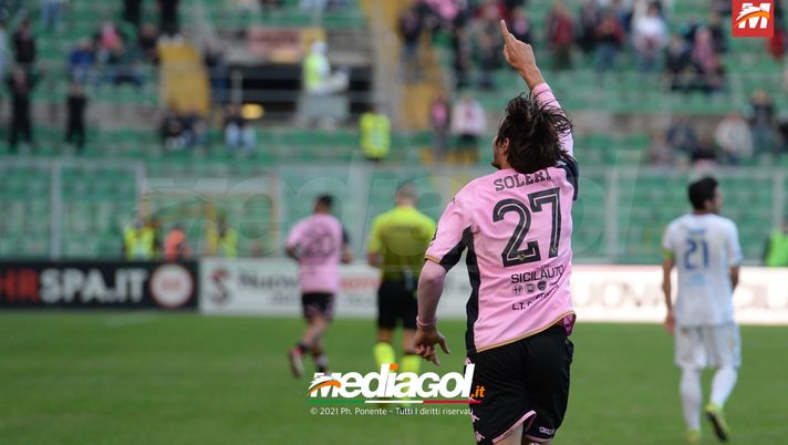 Palermo, Soleri per sfatare il suo tabù: il bomber di scorta a caccia del gol dal 1′  Palermo