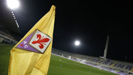 FLORENCE, ITALY - MARCH 03: A general view of the ACF flag prior to the Serie A match between ACF Fiorentina and AS Roma at Stadio Artemio Franchi on March 3, 2021 in Florence, Italy. (Photo by Gabriele Maltinti/Getty Images) FLORENCE, ITALY - MARCH 03: A general view of the ACF flag prior to the Serie A match between ACF Fiorentina and AS Roma at Stadio Artemio Franchi on March 3, 2021 in Florence, Italy. (Photo by Gabriele Maltinti/Getty Images)