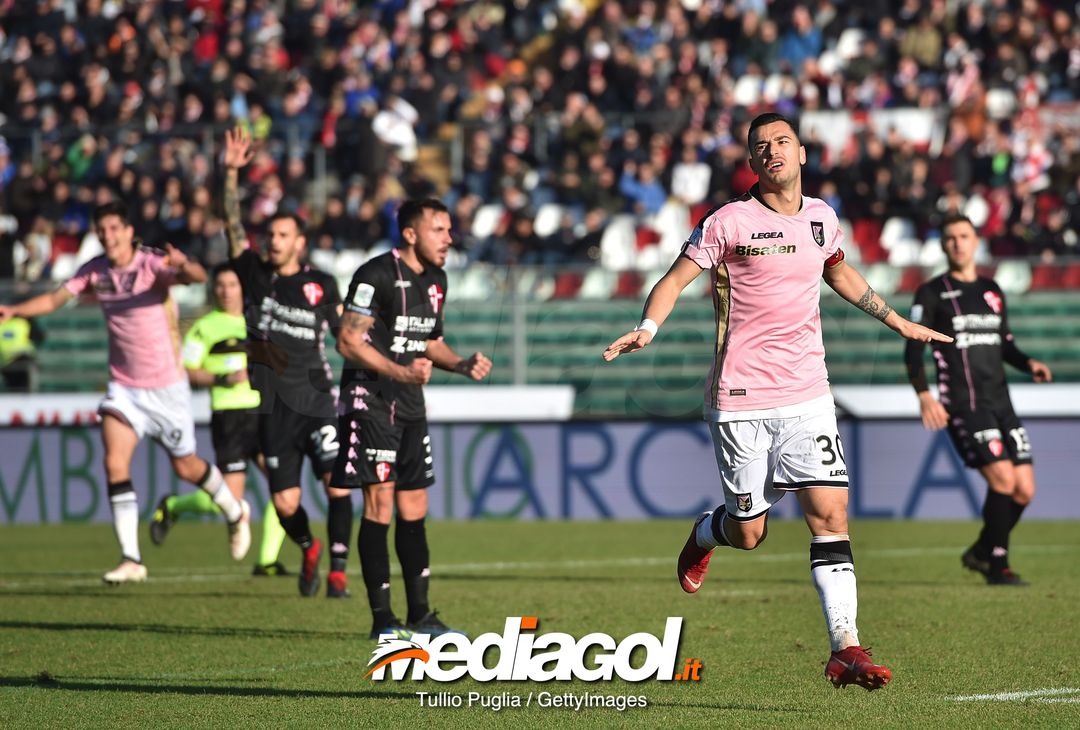  during the Serie B match between Padova and US Citta di Palermo t Stadio Euganeo on December 8, 2018 in Padova, Italy. 