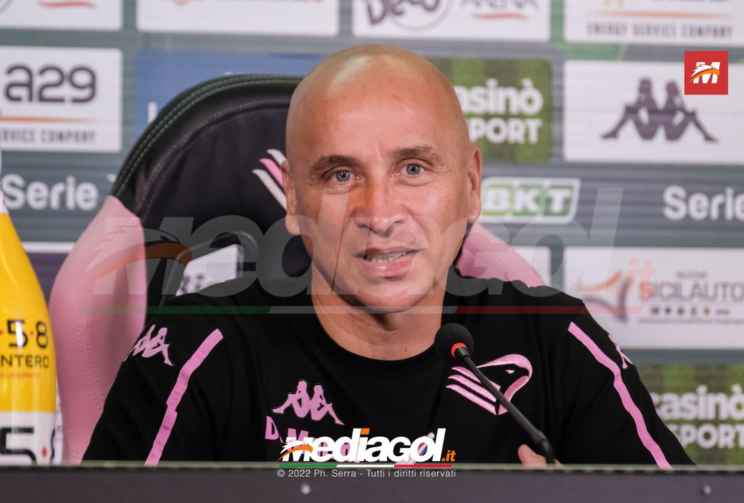 FOTO PALERMO, verso il Cosenza: Mister Eugenio Corini in conferenza stampa (Gallery) - immagine 16