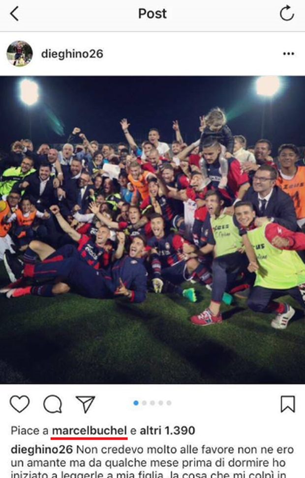 dal profilo Instagram di Diego Falcinelli dal profilo Instagram di Diego Falcinelli