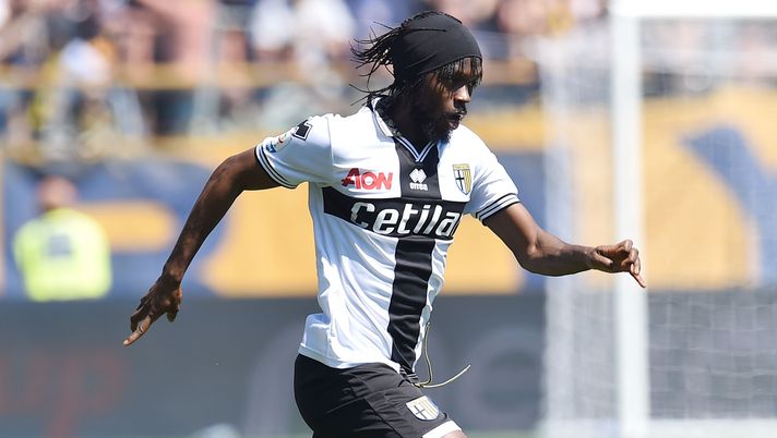during the Serie A match between Parma Calcio and AC Milan at Stadio Ennio Tardini on April 20, 2019 in Parma, Italy. during the Serie A match between Parma Calcio and AC Milan at Stadio Ennio Tardini on April 20, 2019 in Parma, Italy.