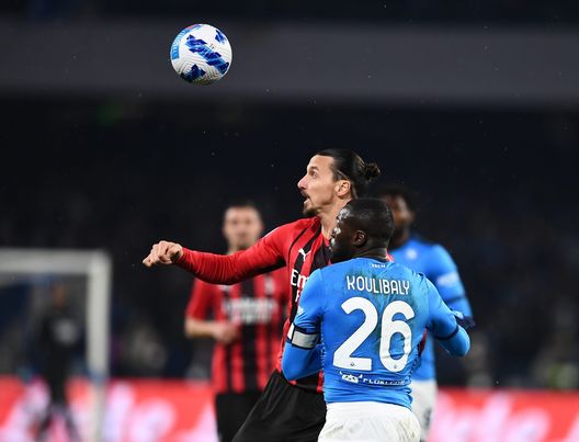 (Photo by Claudio Villa/AC Milan via Getty Images) ibrahimovic napoli
