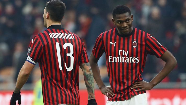 Alessio Romagnoli e Rafael Leao del Milan (credits: GETTY Images) 