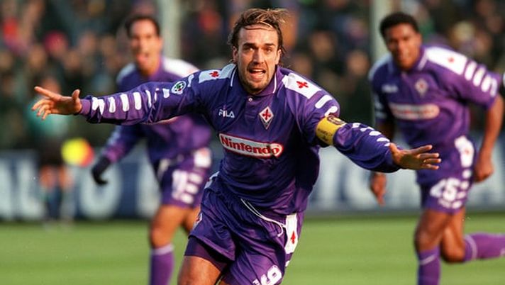Gabriel Batistuta con la Fiorentina nel 1998-99 (credits: Action Images) 