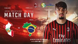 Milan sui social – Il Brasile di Paquetà sfida il Perù, l’augurio del Milan