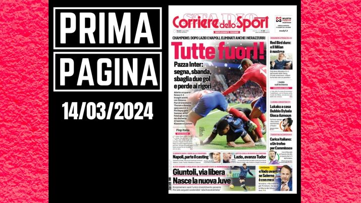 Prima pagina Corriere dello Sport: RedBird duro. 'Il Milan è nostro'